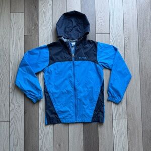 Columbia Kids Blue and Black Rainjacket